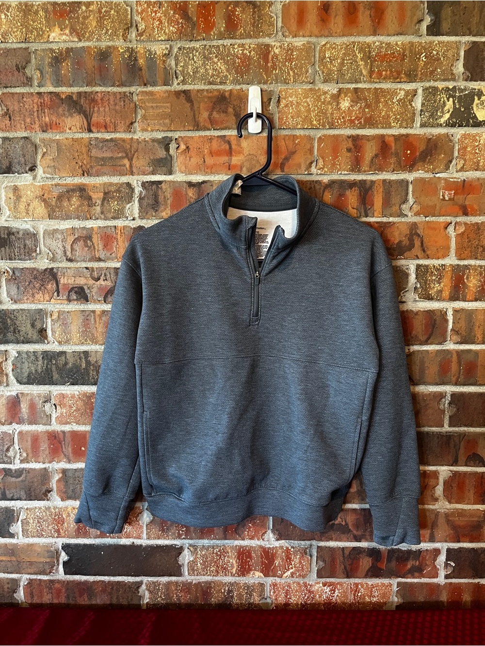 All in motion Boy’s Gray Zip up Sweatshirt Size: L (10-12)